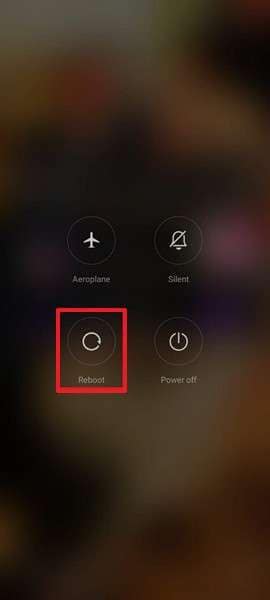 restart your android
