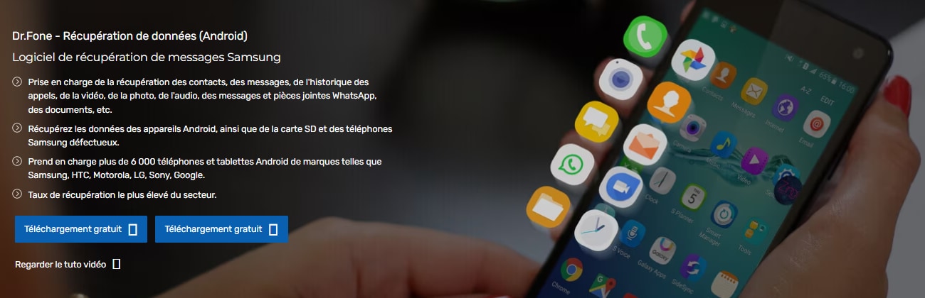 récupérer les données supprimées et perdues du samsung a02