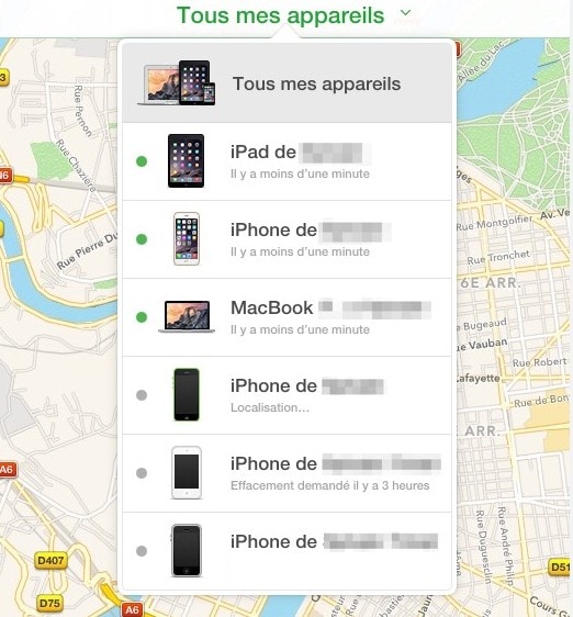 supprimer l'ancien identifiant Apple via iCloud