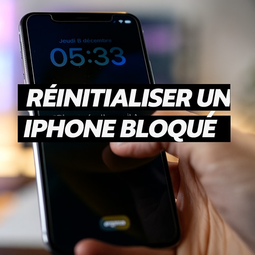 réinitialiser votre iPhone bloqué