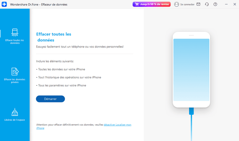 suppression de données Android