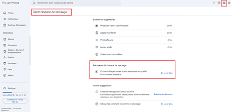 libérer espace iphone avec google photos