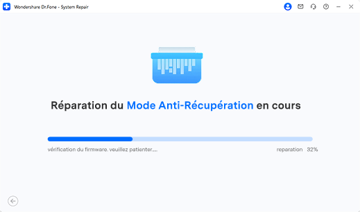 Mode avancé pour réparer le système iOS