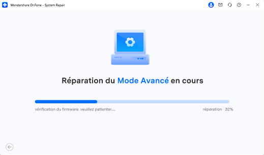 Mode standard pour réparer le système iOS