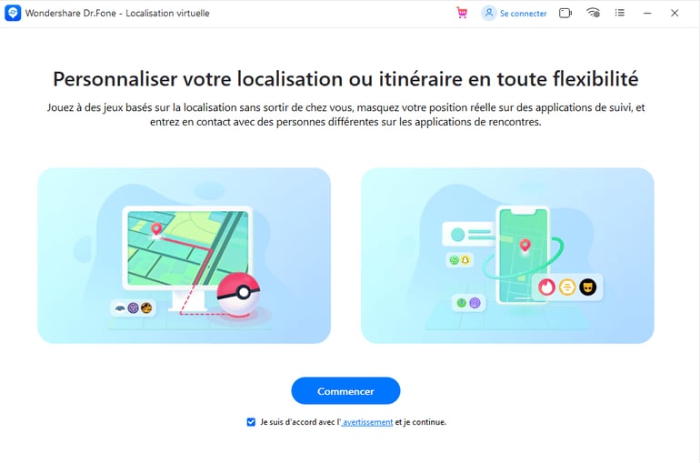 modifier la localisation gps avec Dr.Fone