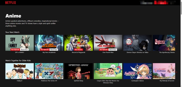 Netflix anime