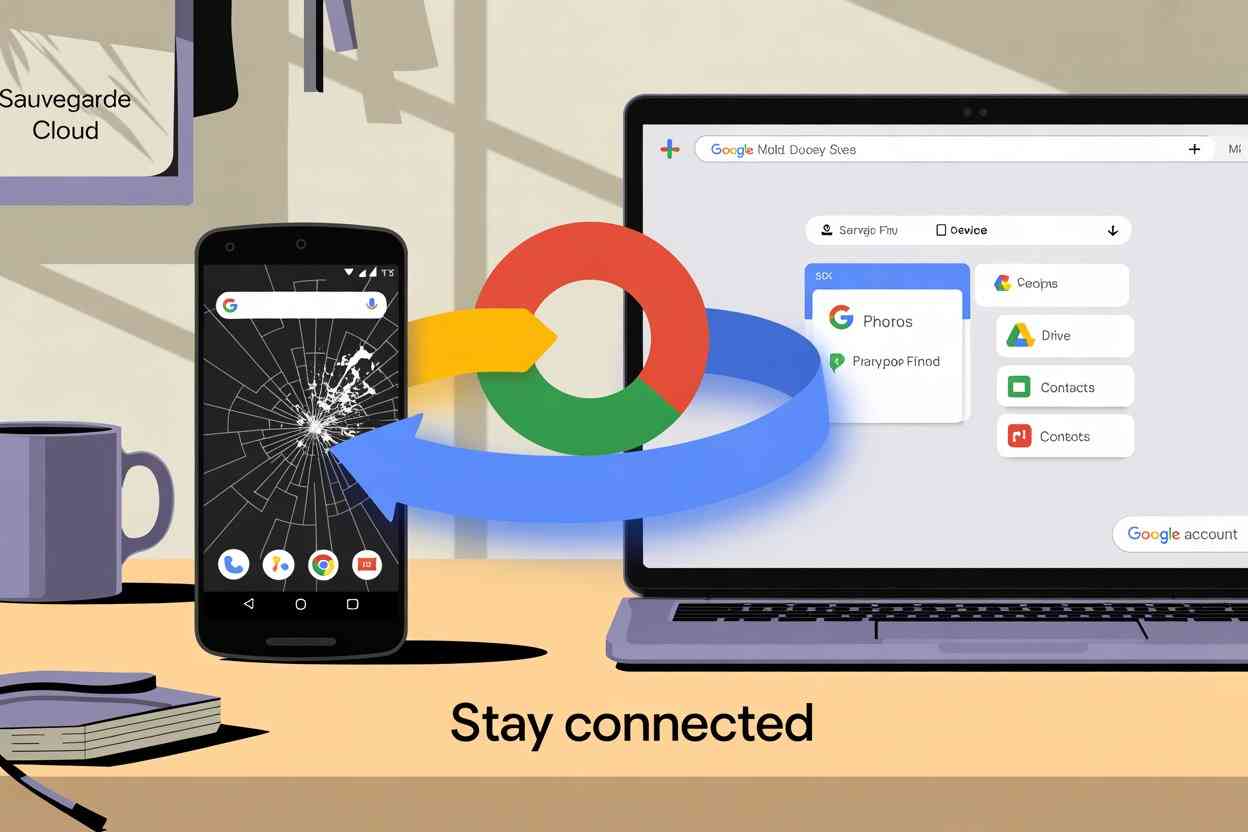 Processus de récupération google étape par étape