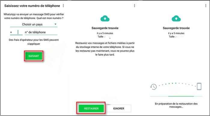 récupérer conversations whatsapp supprimées