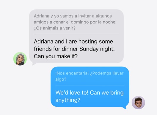 live translation iOS 26
