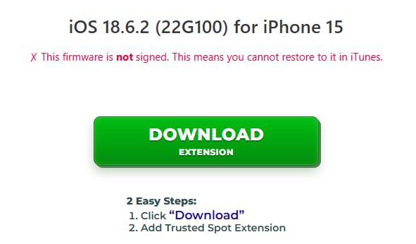 This Firmware Is Not Signed