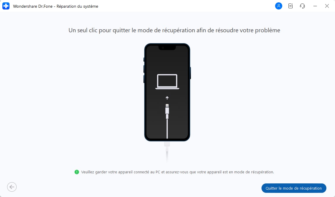 démarrer l'iphone 7 en mode dfu