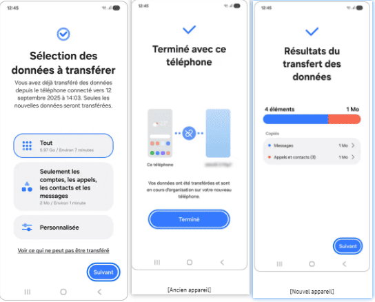 transfert des donnee wiko vers samsung avec smart switch