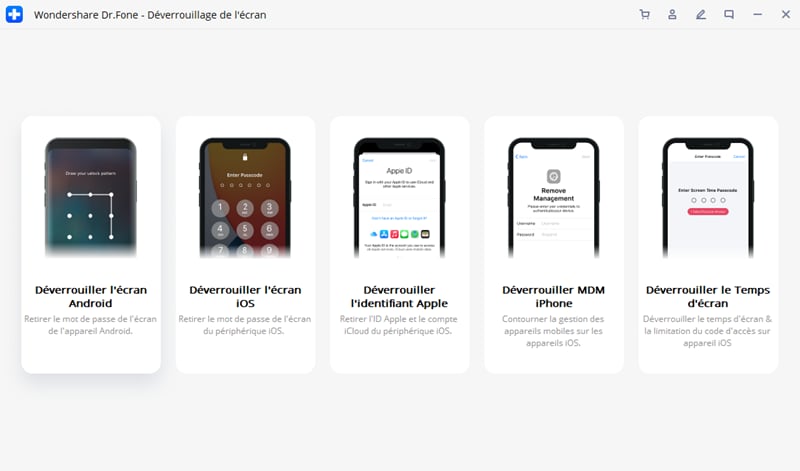  sélectionnez l'option de déverrouillage d'apple id 