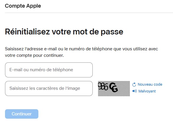 débloquer apple id sans numéro de téléphone