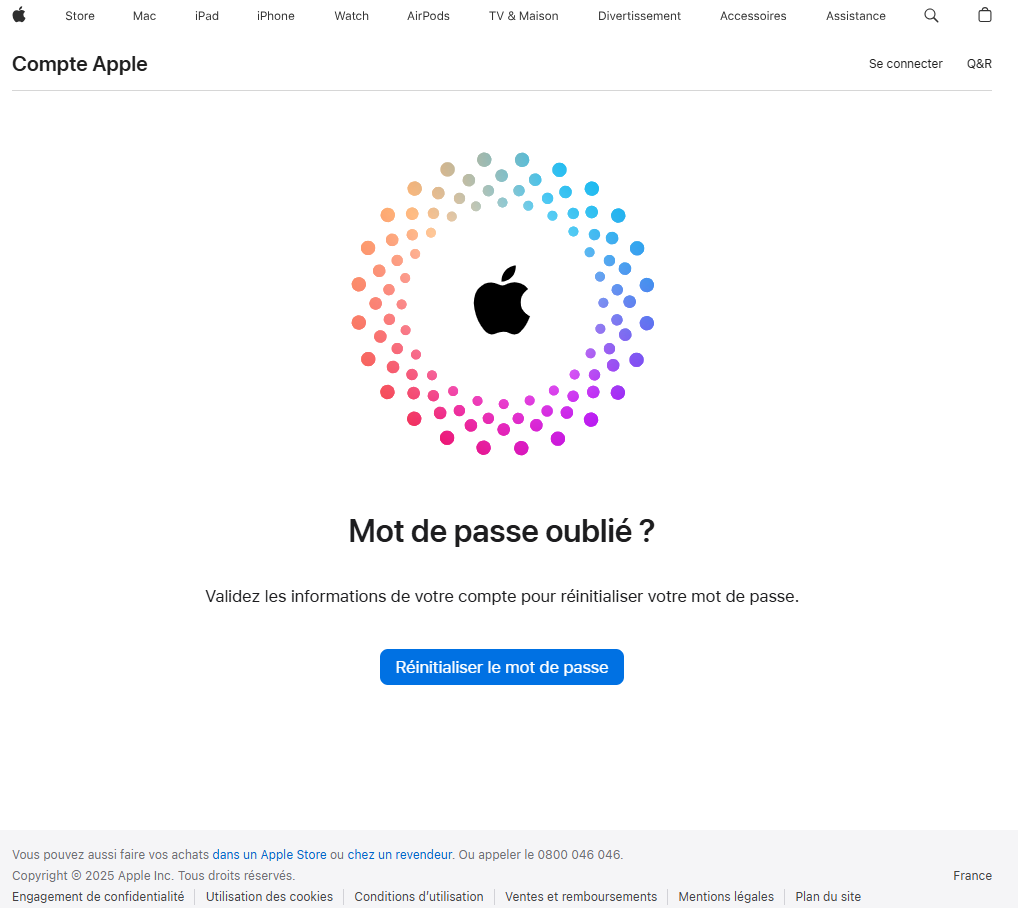 site iforgot apple com