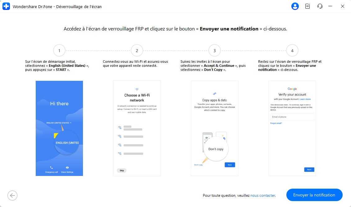 envoyer une notification