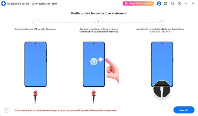 éteignez le téléphone