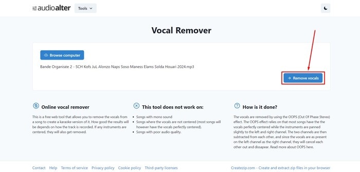 audioalter-remove-vocals