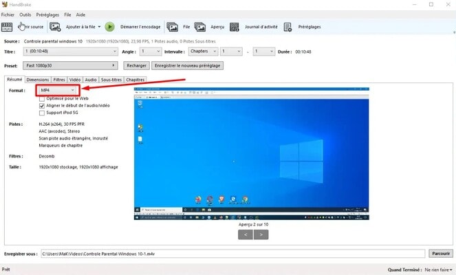 changer-format-vidéo-handbrake