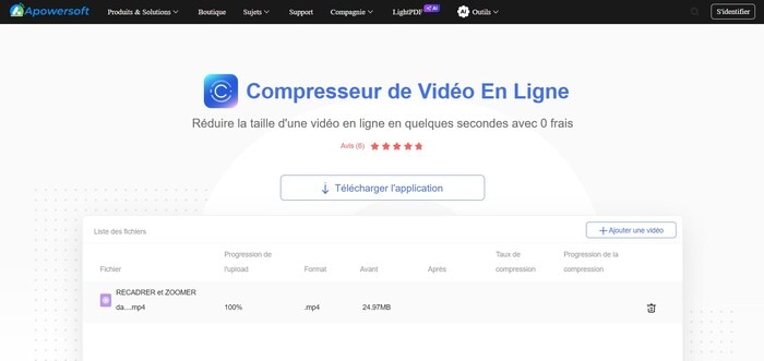 compresser-vidéo-en-ligne-avec-apowerfost