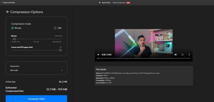 compresser-vidéo-en-ligne-avec-flixier