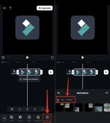 filmora-android-cliquer-animation