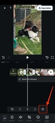 filmora-android-supprimer-extrait