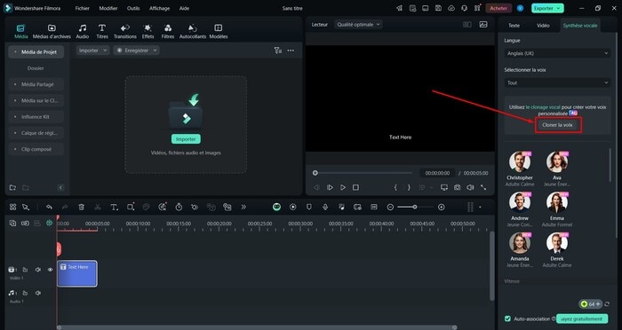 filmora-cliquer-cloner la-voix