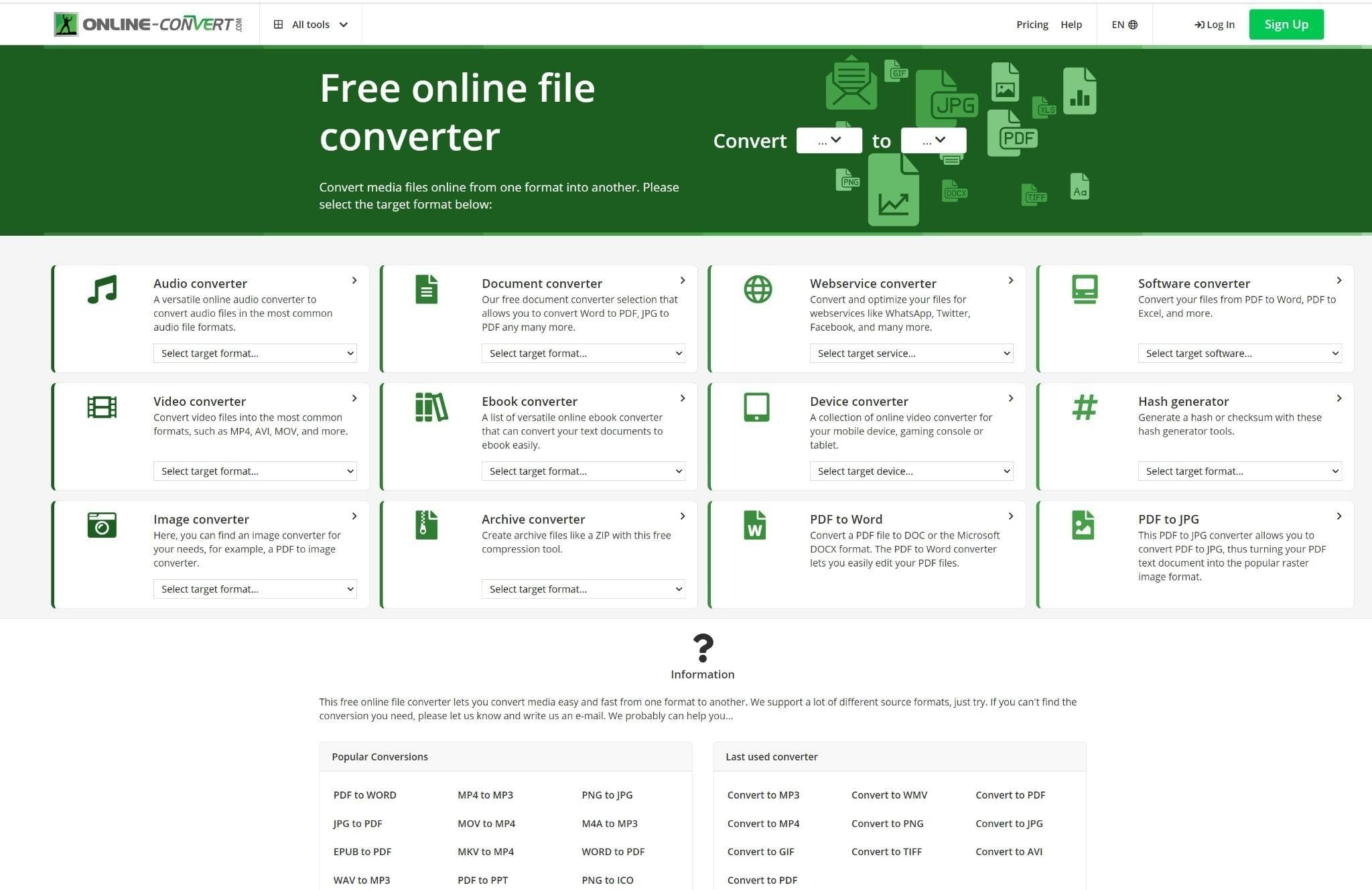 interface-de-online-videoconverter