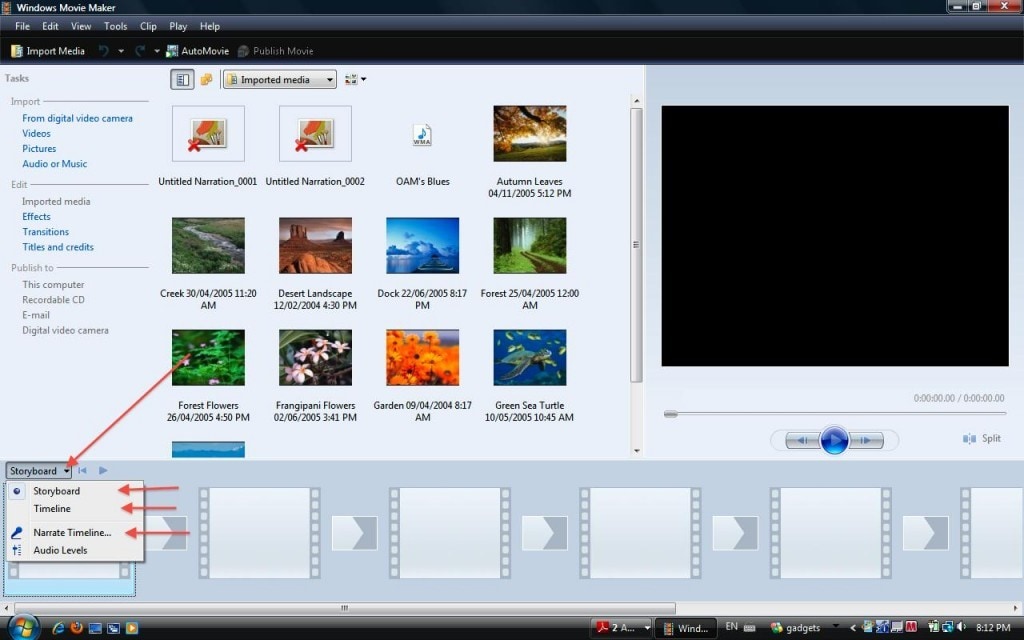 interface-de-windows-movie-maker