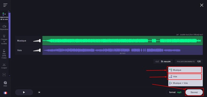 vocal-remover-récuperer-piste