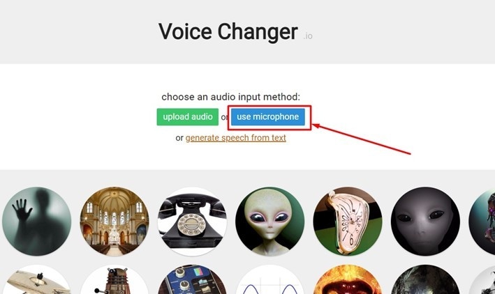 voicechanger.io use microphone