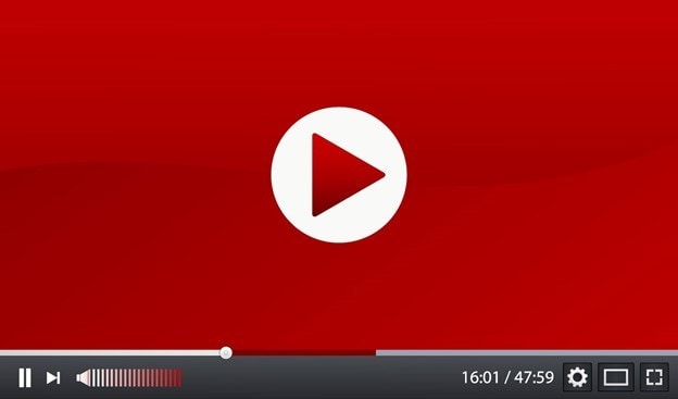 Image de l'interface YouTube montrant une vidéo longue