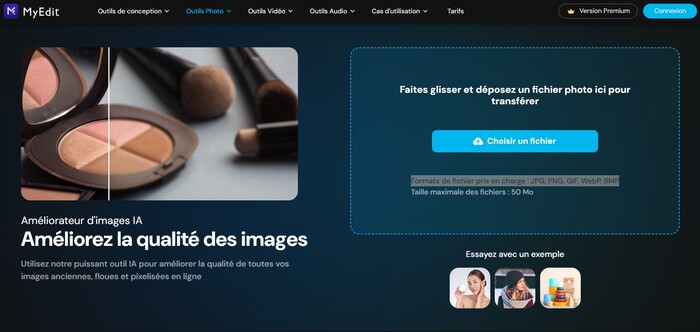 améliorer qualité image myedit