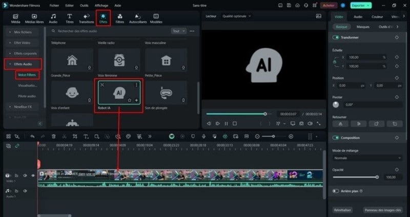 application effet audio