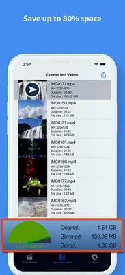 compression vidéo video slimmer