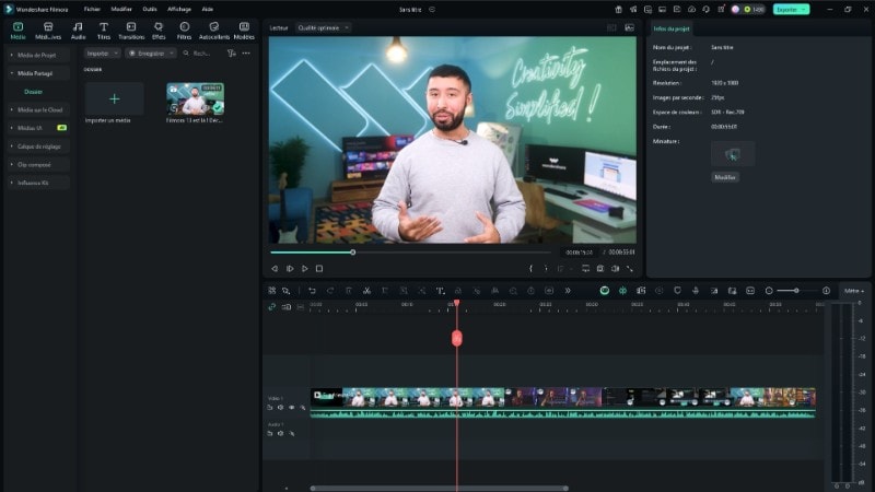 edition timeline filmora