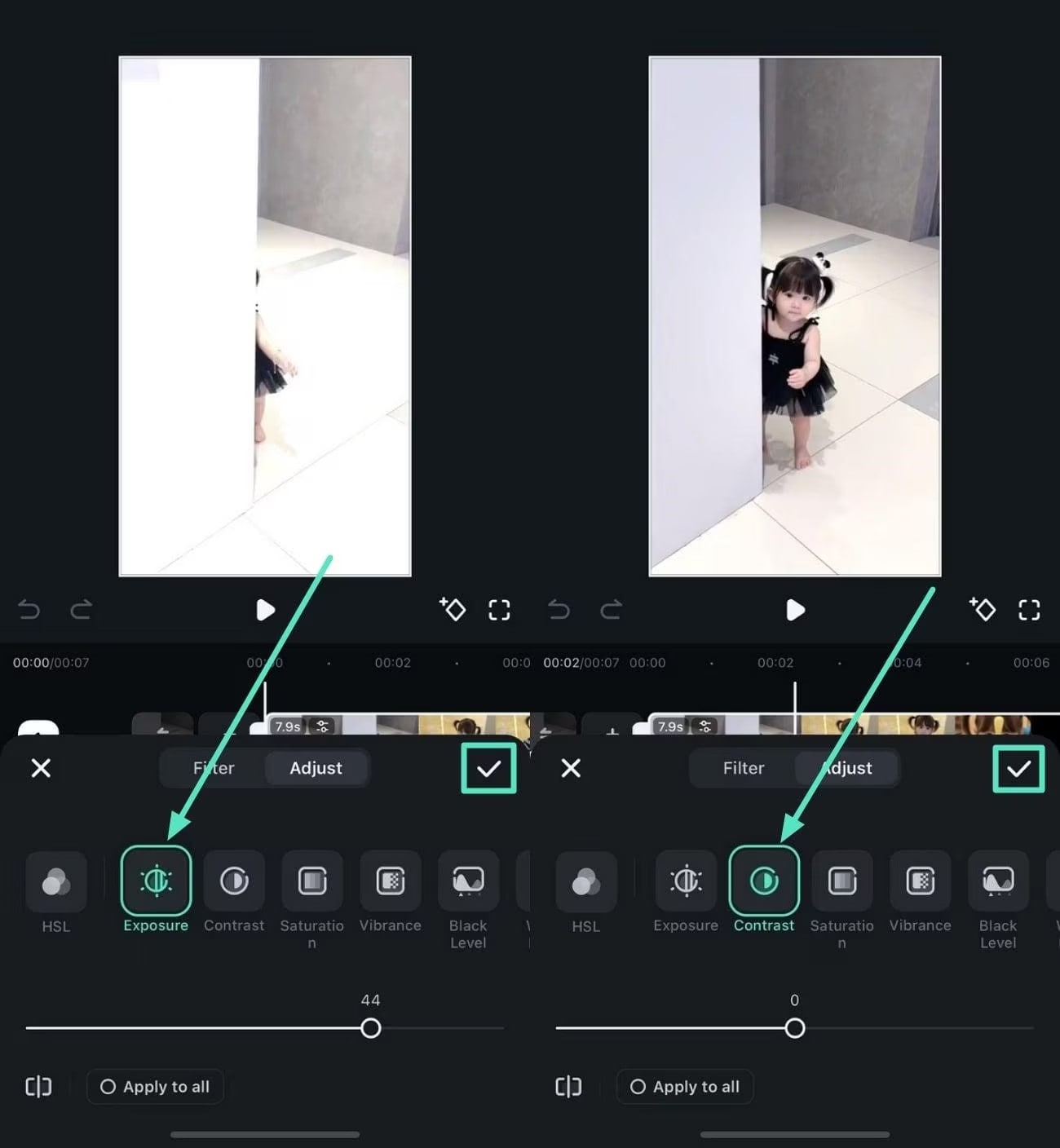effets visuels appliques