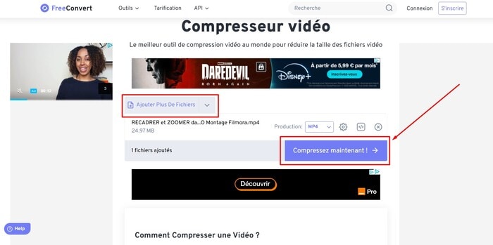encodage vidéo freeconvert