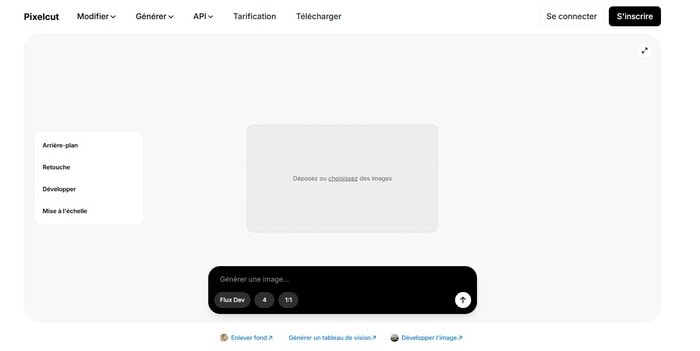 enlever fond image pixelcut