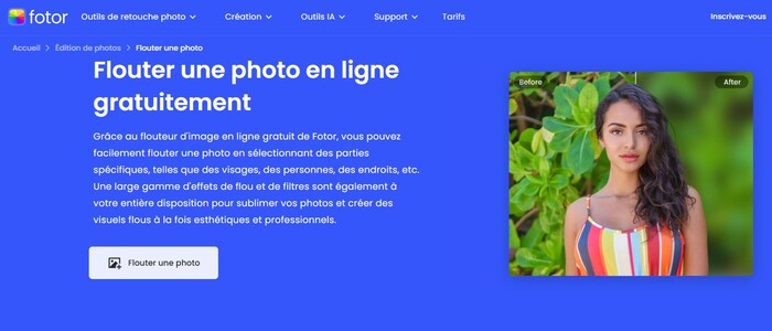 fotor flouteur flouter photo