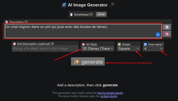 génération image ia perhance