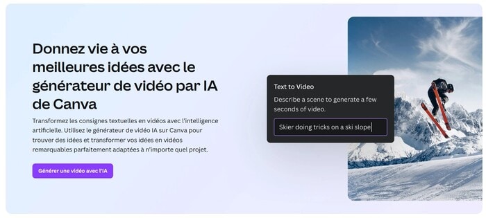 génération vidéo canva