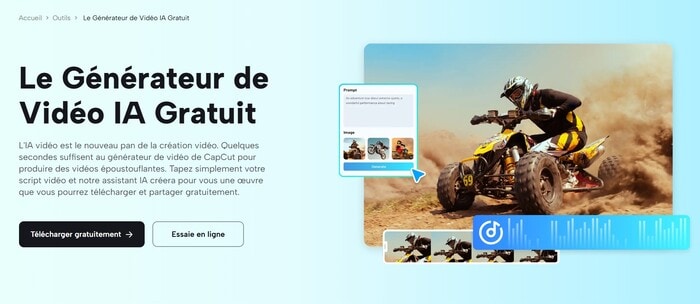 génération vidéo capcut