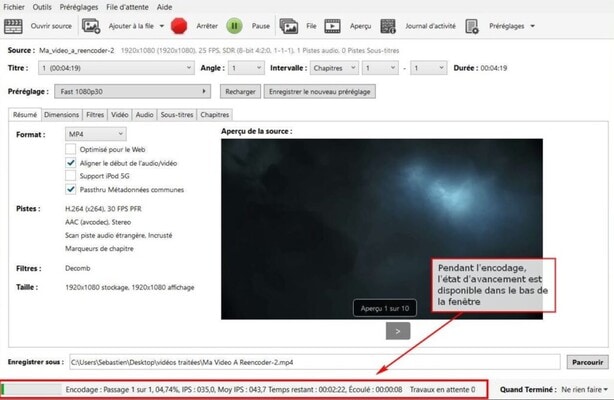 handbrake-conversion-en-cours