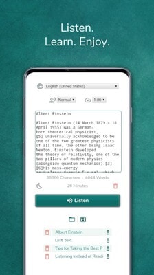 lecteur de texte app