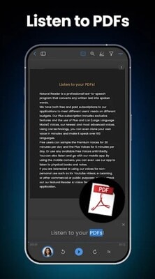 lecteur de texte app naturalreader