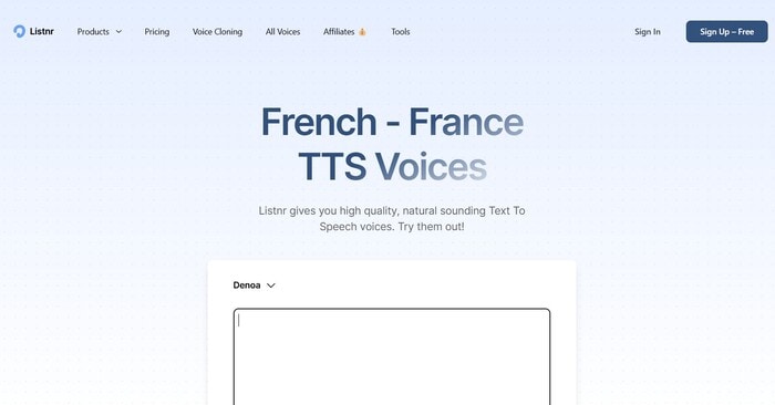 lecteur de texte listnr