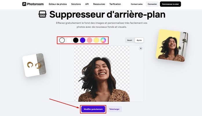 photoroom editeur arriere-plan