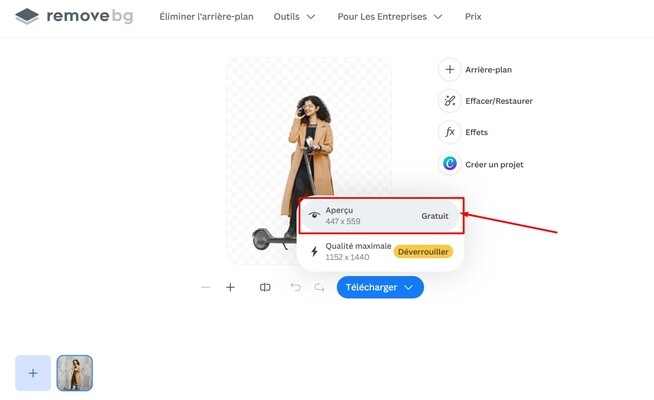 remove bg télécharger image